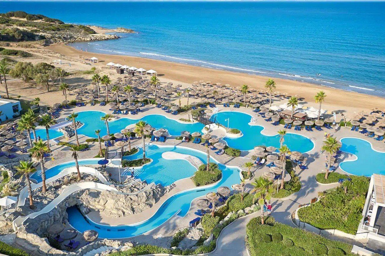 Grecotel Luxme Palms At Riviera Olympia & Aqua Park Лутра-Кіллініс Екстер'єр фото
